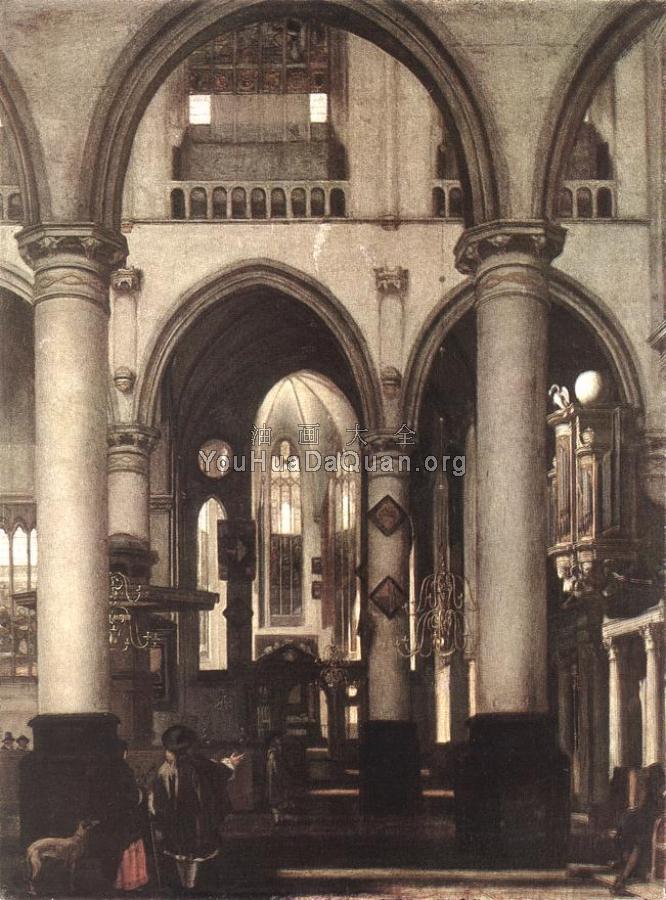 Interior of a Church - 伊曼纽尔·德·韦特